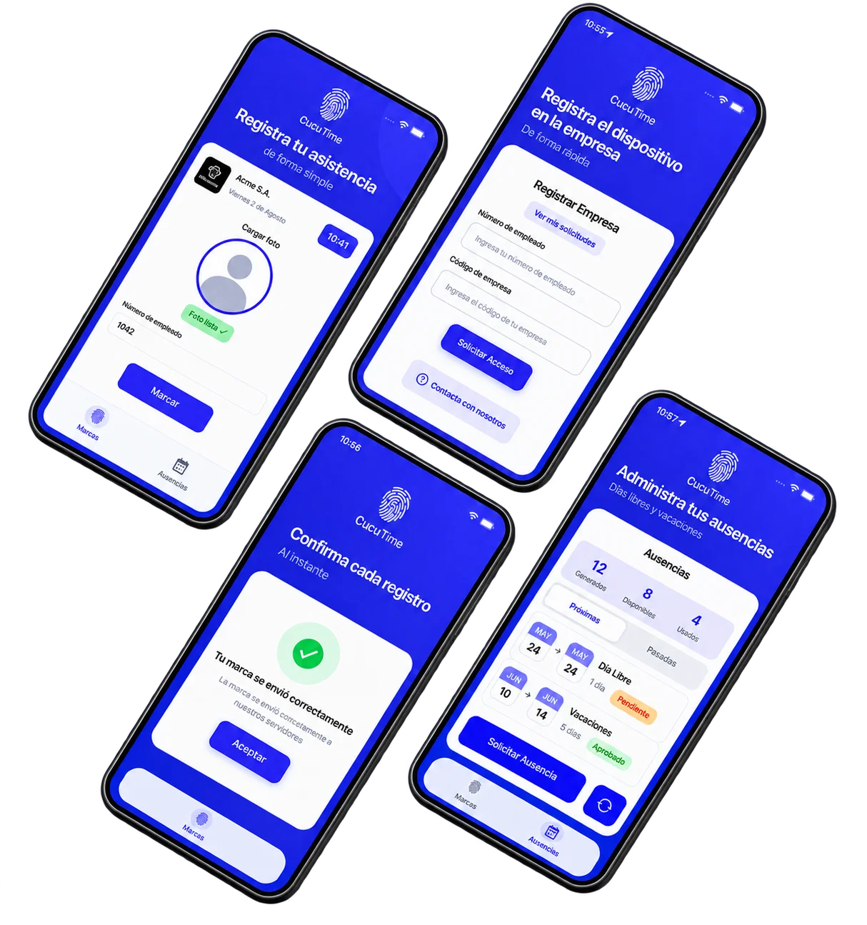 App CucuTime control de asistencia
