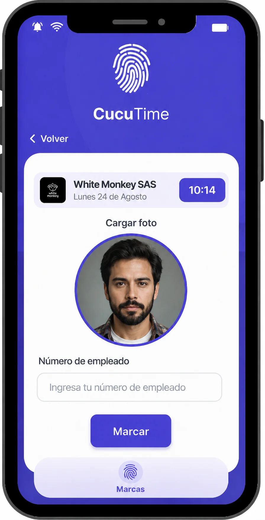 Aplicación móvil de control de asistencia de personal